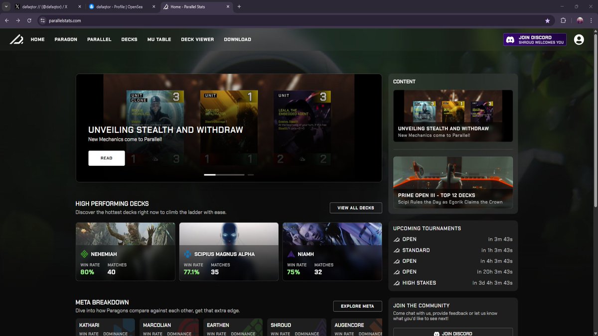 dafaqtor // (@dafaqtor) on Twitter photo Absolutely love the new landing page on <a href="/ParallelStats/">ParallelStats</a> 😍 and the NEW content section with well written articles! 🔥
What do you reckon guys? Should dafaqtor put his writing cap on and write one? What would you love to read about? Drop your ideas for me in the comments below 👇 Absolutely love the new landing page on <a href="/ParallelStats/">ParallelStats</a> 😍 and the NEW content section with well written articles! 🔥
What do you reckon guys? Should dafaqtor put his writing cap on and write one? What would you love to read about? Drop your ideas for me in the comments below 👇