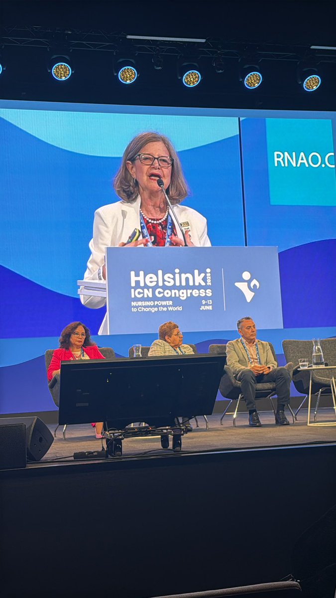 Morgan Hoffarth (@morganhoffarth) on Twitter photo <a href="/DorisGrinspun/">Dr. Doris Grinspun 🇨🇦 RN, PhD, FAAN, O.ONT</a> presenting about person and family centered care and the BPSO program at #ICNCongress
Amazing to see the work taking place across the world because of the #BPGs and #BPSO program <a href="/DorisGrinspun/">Dr. Doris Grinspun 🇨🇦 RN, PhD, FAAN, O.ONT</a> presenting about person and family centered care and the BPSO program at #ICNCongress
Amazing to see the work taking place across the world because of the #BPGs and #BPSO program