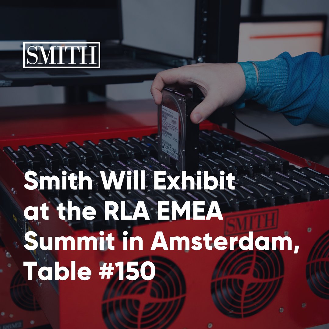 smithweb's tweet image. Smith is headed to #Amsterdam for the @RL_Association EMEA Summit! Visit our experts at Table #150 to learn how our sustainable #DataCenterServices support a #CircularEconomy. Read more: smth.bz/vx6 #ReverseLogistics #Sustainability #SupplyChain #EMEA #DataCenter
