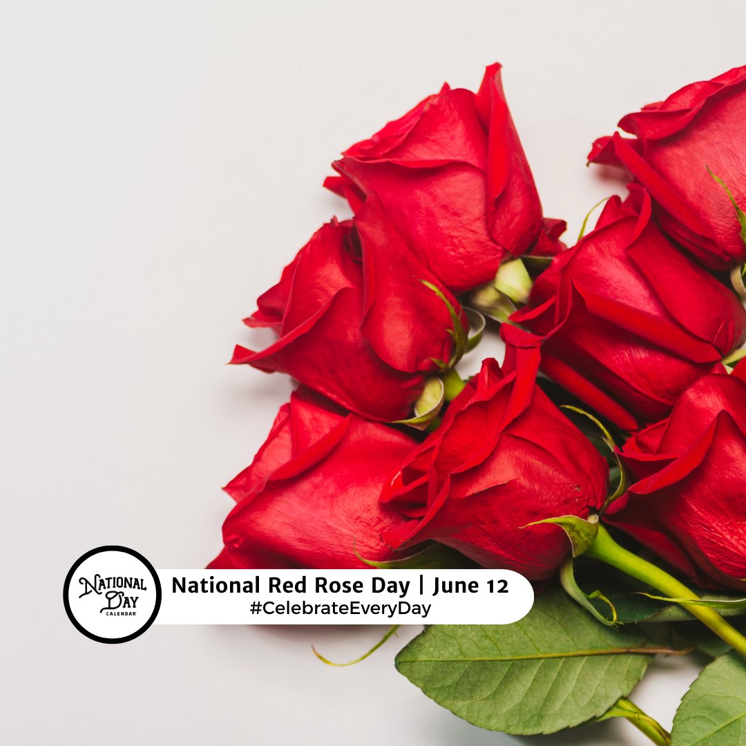 Roses are red… and today, they’re the star of the show. 🌹🎉#NationalRedRoseDay

nationaldaycalendar.com/national-day/n… #celebrateeveryday #nationaldaycalendar