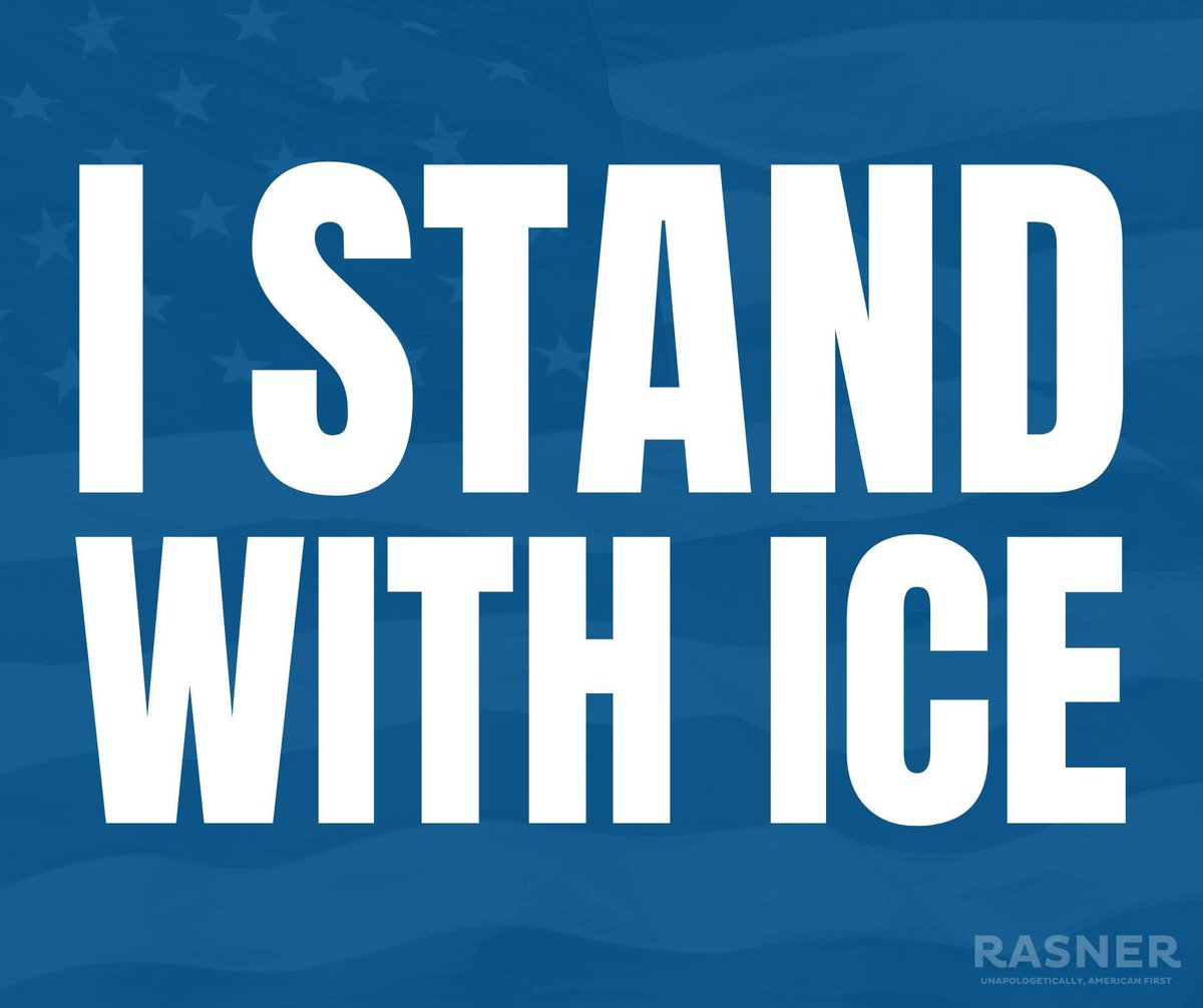 We are a nation of law and order and I am proud to support the brave men and women of ICE! #Rasner4WY    

#ice
