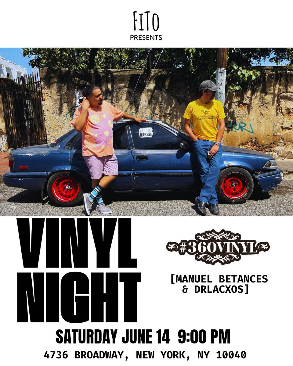 Por si están en New York este Sábado.