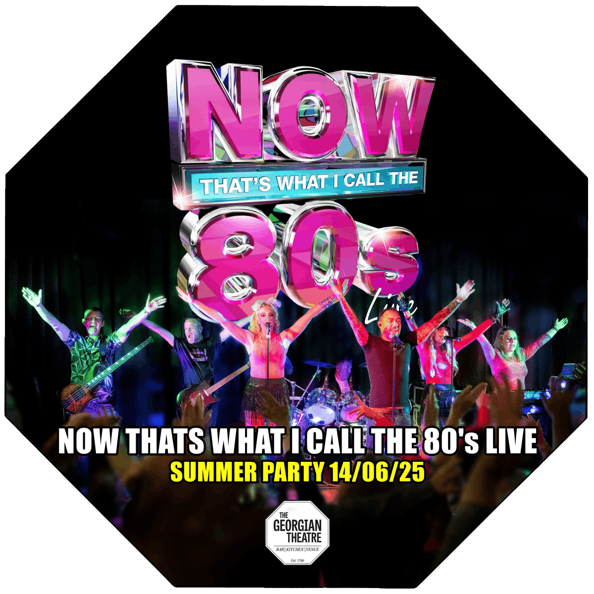 TONIGHT - Now That's What I Call The 80’s Live: Summer Party

Doors 8pm

Tickets &amp; more info: facebook.com/events/4623941…