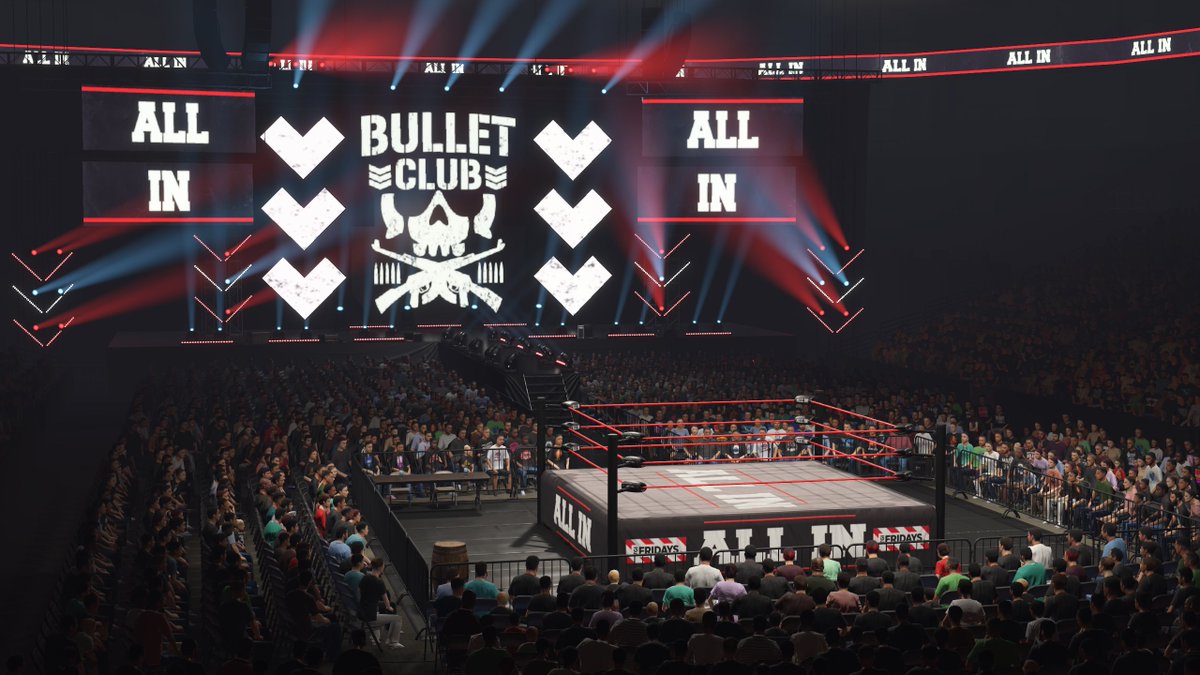 dotGrix's tweet photo. All In '18 for #WWE2K25 now available.
#AEW #ROH #Allin2018