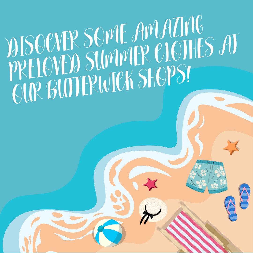 Discover some amazing preloved summer clothes at our shops! 

Find your local shop here: ow.ly/8vEB50W6fMH

#PrelovedFashion #SummerWardrobe