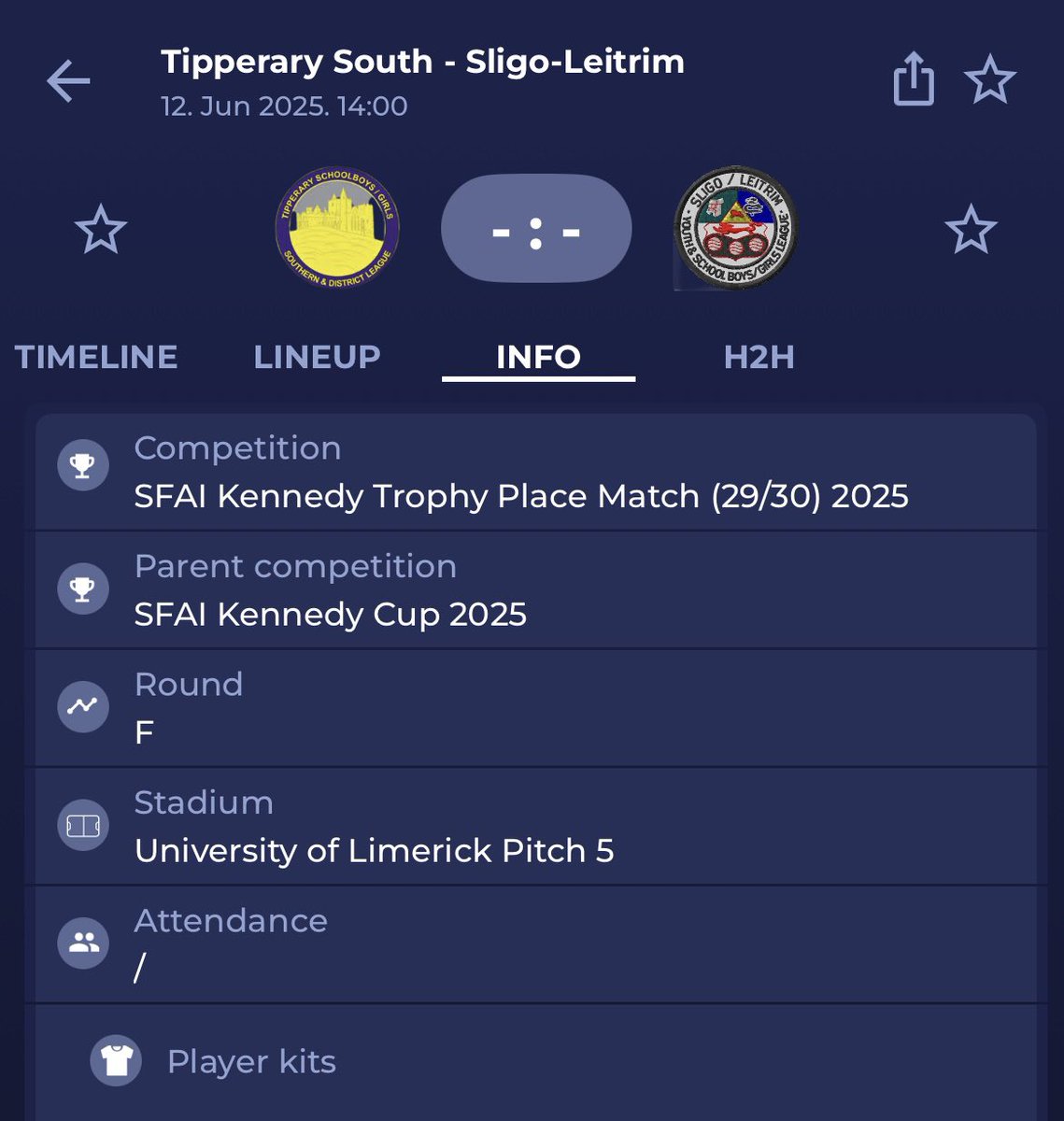 Our Kennedy Cup team are back in action against Tipperary South at 2pm. Good luck lads.