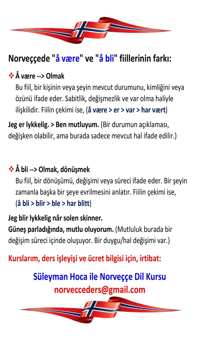 #süleymanhoca #norveccedilkursu #norveçceözelders #learnnorwegian #norvecce #norvecceöğreniyorum #norveç #ibsen #udi #learnnorwegianonline #speaknorwegian #learnnorwegian #norskprøve #nokut #hkdir #helsedirektoratet