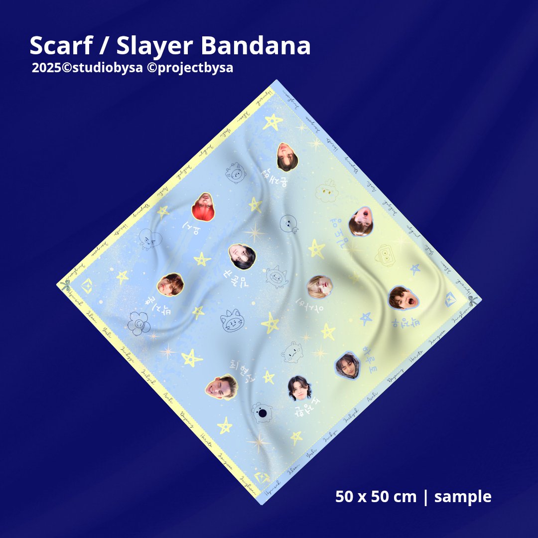 studiobysa's tweet photo. Scarf { Slayer Bandana } TREASURE 🧣💎
#bysadesign sample 2025©studiobysa https://t.co/JTfnD0lM48