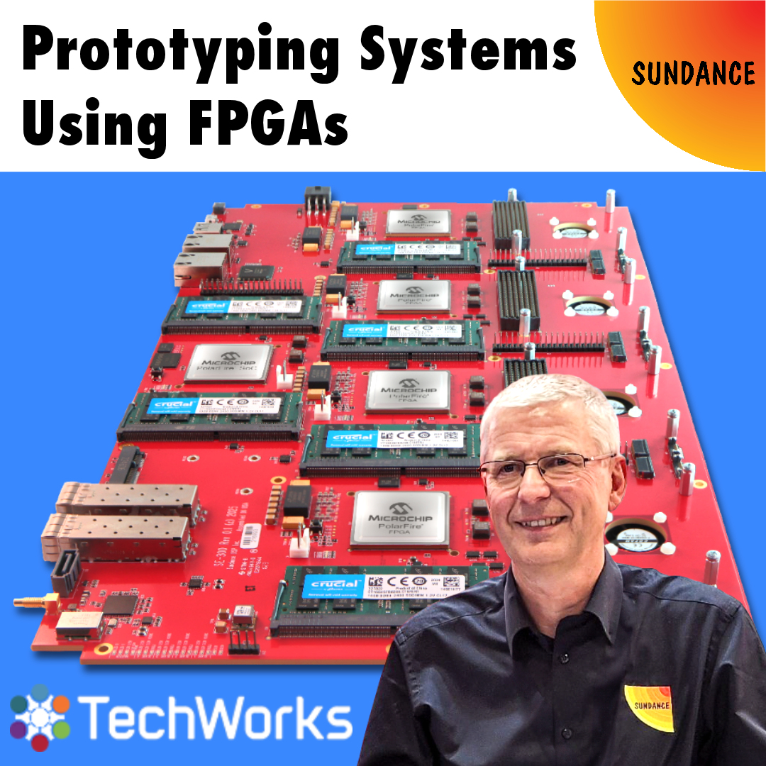 Prototyping with FPGAs

Flemming Christensen's talk introducing the SE300, our new multi-FPGA platform for embedded developers, system architects, and research teams.

sundance.com/prototyping-us…

#FPGA #Prototyping #RISC_V #EmbeddedSystems #Aerospace #Defence #Polarfire