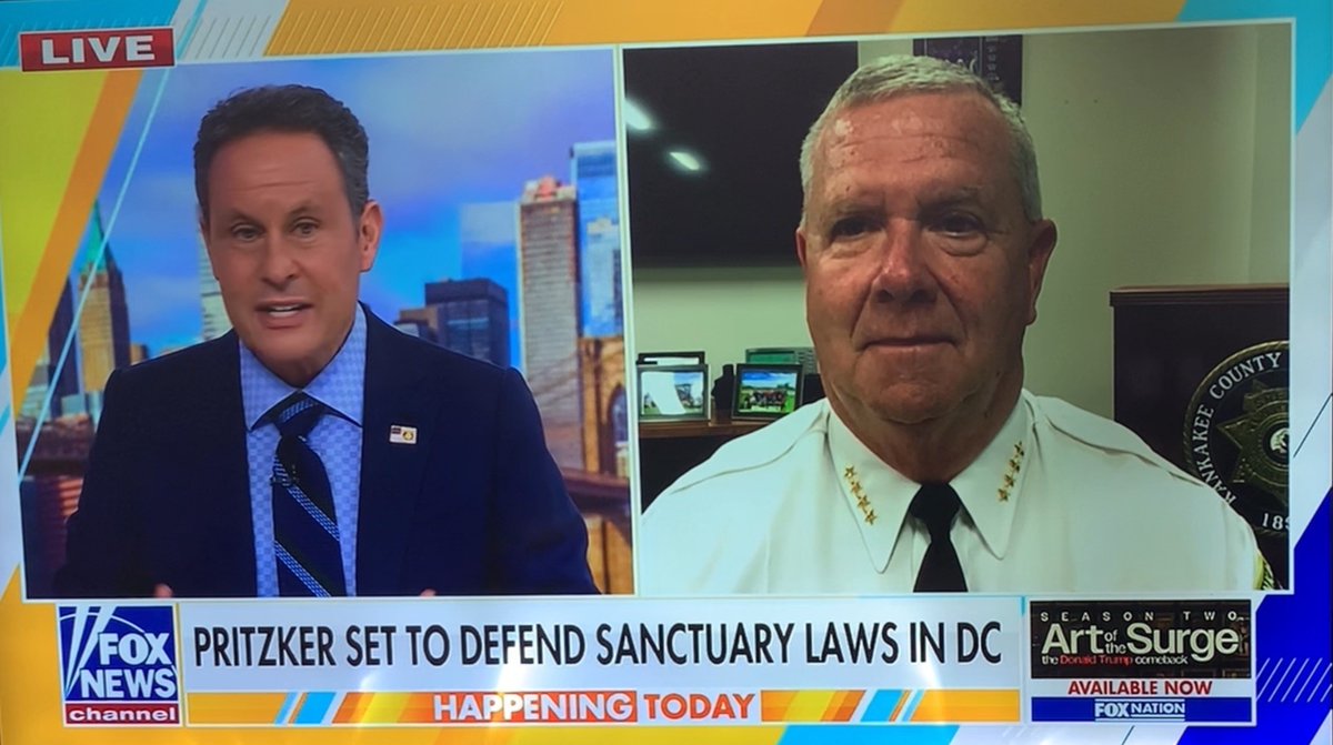 Big thanks to <a href="/foxandfriends/">FOX & Friends</a> for having me on this morning. I appreciated the opportunity to discuss the serious public safety concerns tied to Governor Pritzker’s dangerous immigration policies—particularly how they restrict law enforcement from cooperating with ICE Agents.