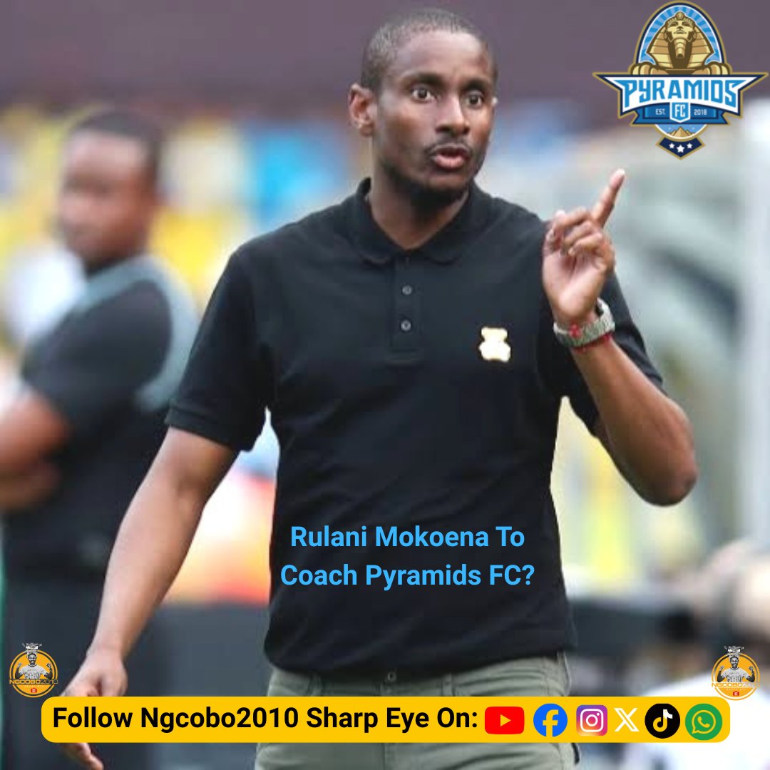 Ngcobo2010SE's tweet photo. #BreakingNews:
Pyramids FC officials are in South Africa to hold discussions with Rulani Mokwena regarding their project. โณ
#Ngcobo2010SharpEye l #SABCSport #TransferWindow2025 l #TransferNews https://t.co/q4KISkFt4E