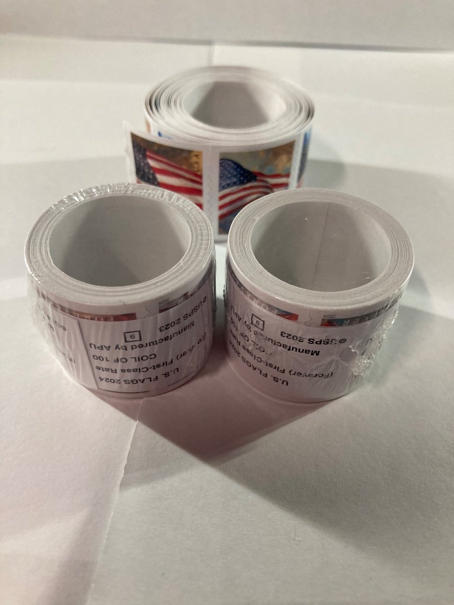 1218Sports's tweet photo. Forever Stamps
1 Roll (100) - $30
2 Rolls (200) - $50

New/Sealed. Shipping/Tracking included. Venmo/Paypal. DM me

Many have purchased these and quite a few came back for more. Feel free to comment if you are one of them 🙏 https://t.co/SmjgQOhGma