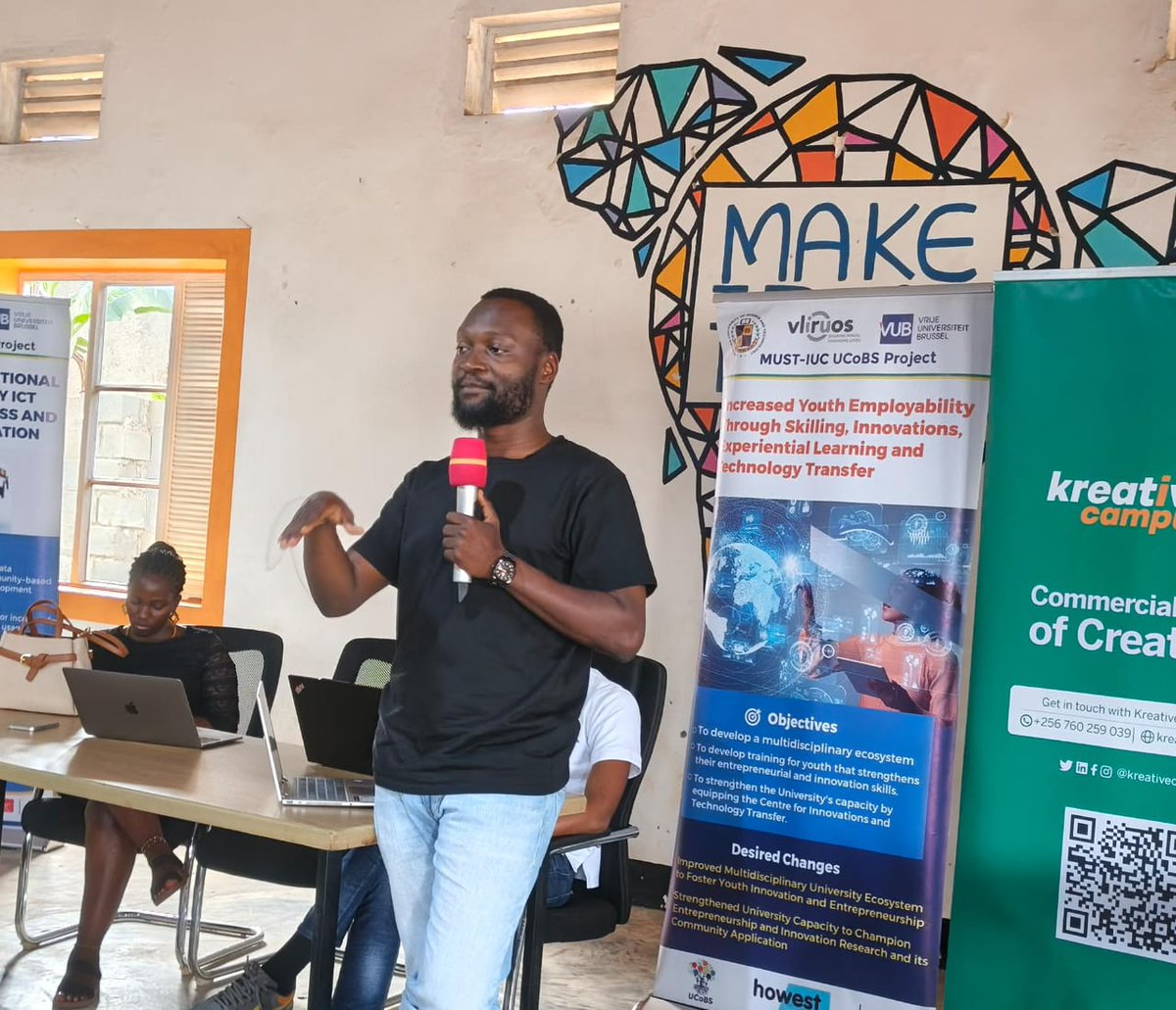 As the developer of <a href="/RolexBooth/">RolexBooth</a>, <a href="/djenowiz/">nyende</a>, co-founder of <a href="/KreativeCampus/">Kreative Campus</a> and <a href="/Siboapp/">SIBO</a>, shared his inspirational journey. He urged participants to make use of <a href="/theflutterwave/">Flutterwave</a> and other available development tools.