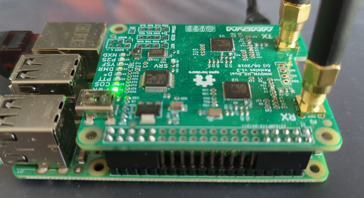 New toy... MMDVM hat for Raspberry Pi running pi-star.  Let's see if this is more fun than my outdated openSpot
#pistar #mmdvm #raspberry #HamRadio