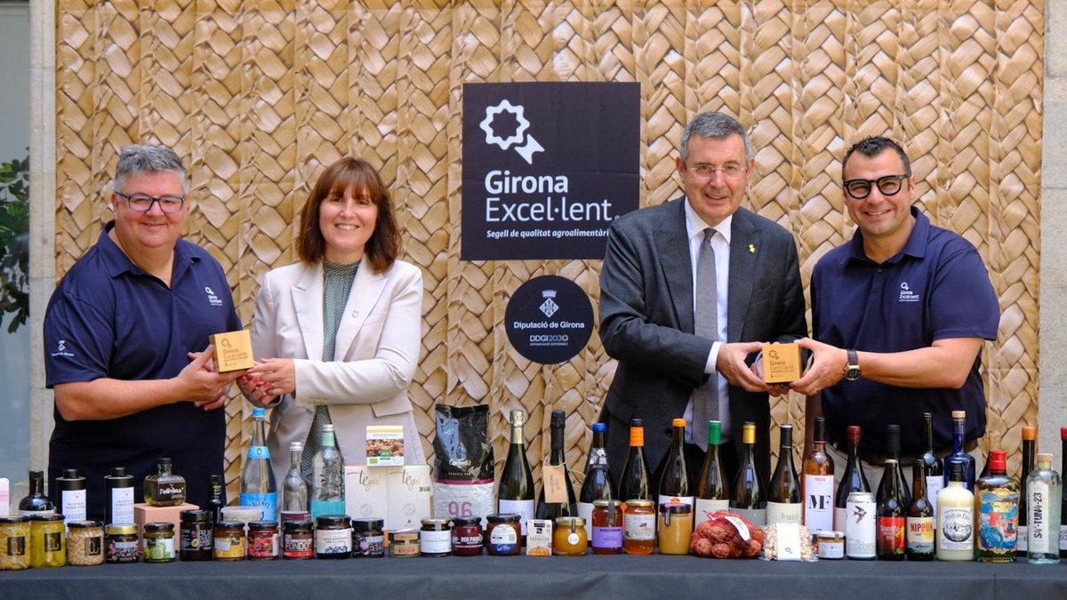 🧀🍷Guardonem 137 productes de 83 empreses de les #comarquesgironines en la 6⃣a edició del concurs de #GironaExcellent‼️

📈És la xifra més elevada des de la creació del segell de qualitat agroalimentària de la #DdGi l'any 2014. 

✅Enguany també s'han batut els rècords de