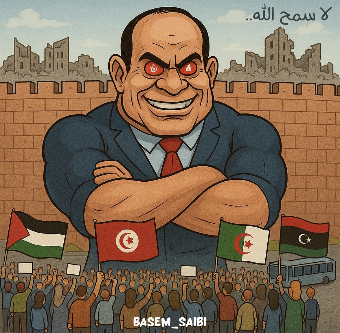 The killer who protects israel.

#MarchToGaza 
#FreedomConvoy