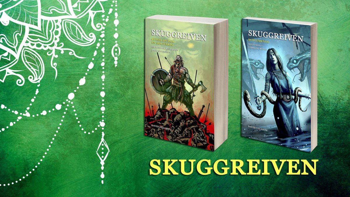 Skuggreiven, ya a la venta. ¡Manual básico y suplemento! En este juego de rol en solitario, encarnarás a un cazárida, uno de los últimos en desafiar a las fuerzas que están devastando el mundo. Incluye oráculo con 5600 secciones. david-velasco.net/skuggreiven/