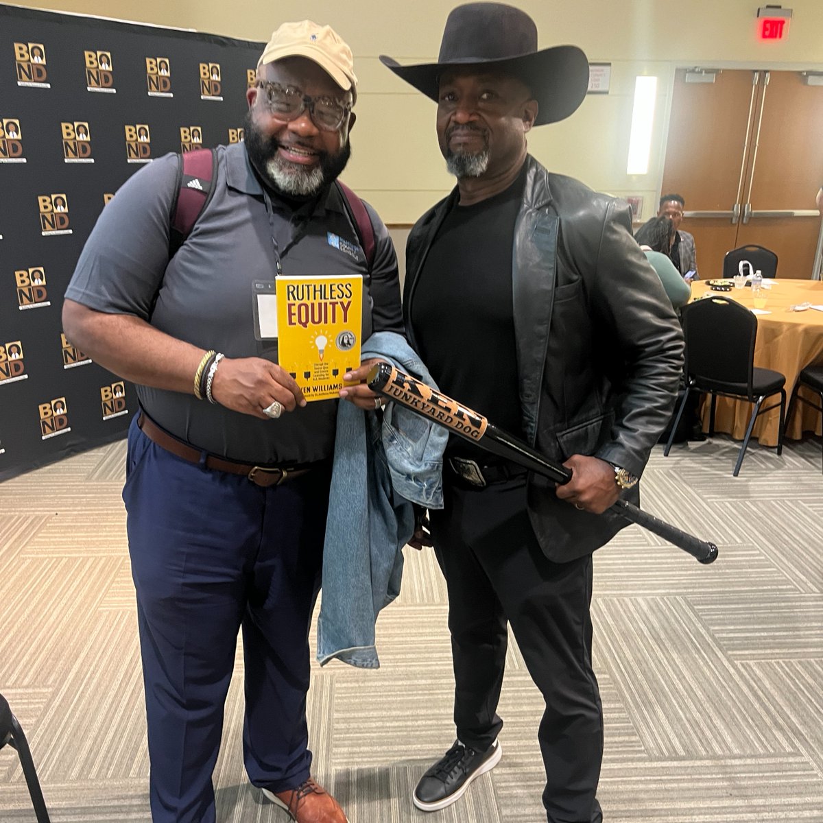 Connected powerfully with Principal Rashaad Williams out of Chattanooga at The BOND Conference at Bowie State University. Honored to deliver the keynote and humbled by the sell-out of Ruthless Equity!