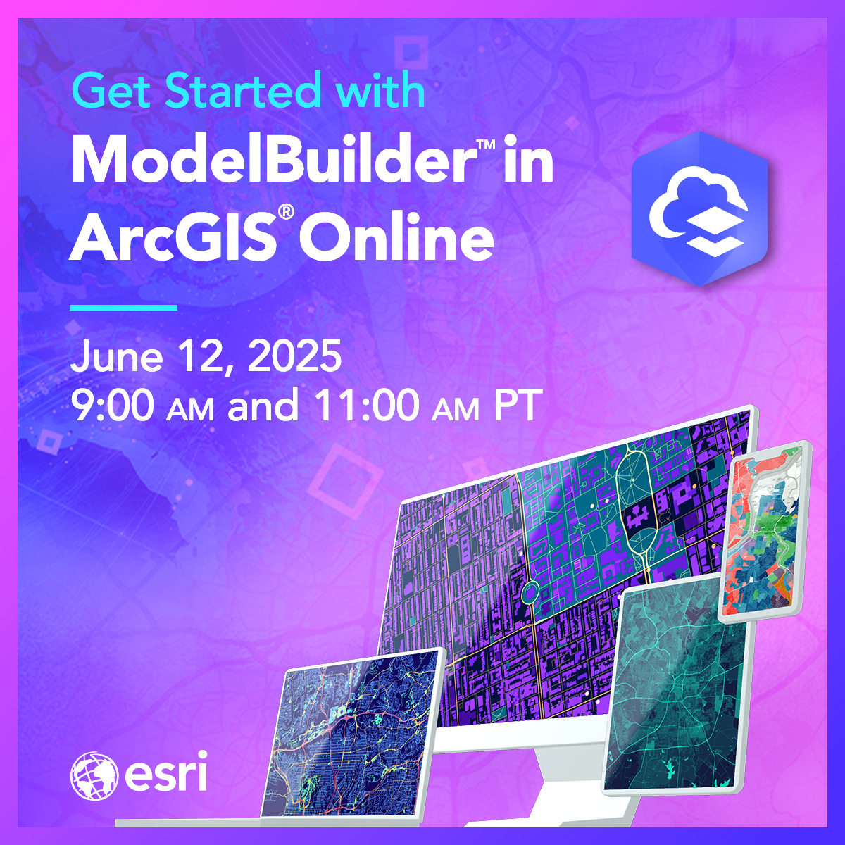 📅 Happening Today!

Join our live training seminar to learn how to streamline your work by building and sharing models that automate geoprocessing—no coding required. 💡🌍 

Join Now: ow.ly/bZ4950W7jIg