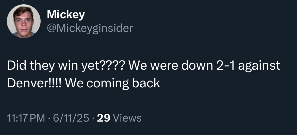 DaveSkylurk's tweet photo. Love watching Thunder fans cope and move the goal posts again and again #Thunderin8 #HaliDestiny https://t.co/c0B3ARyET6