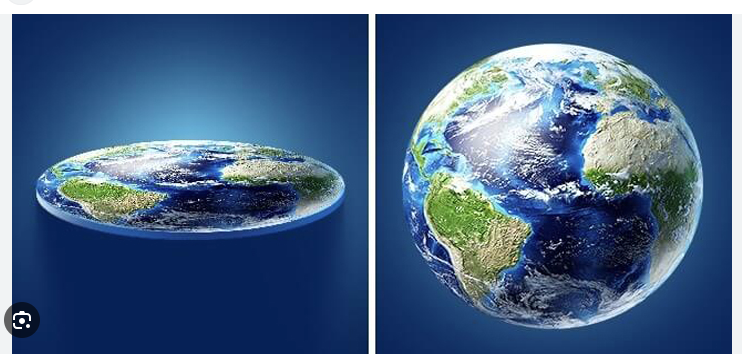 Kuran: "yüzünü mescid-i haram tarafına dön. siz de nerede olursanız olun yüzünüzü o tarafa dönün"
Bunun uygulanabilmesi için dünyanın soldaki gibi düz bir zemin olması gerekir. 
Küre bir dünyada bu emrin uygulanma imkanı yoktur. Amerika'daki Kabe'ye dönemez. Uzaya dönmüş olur.