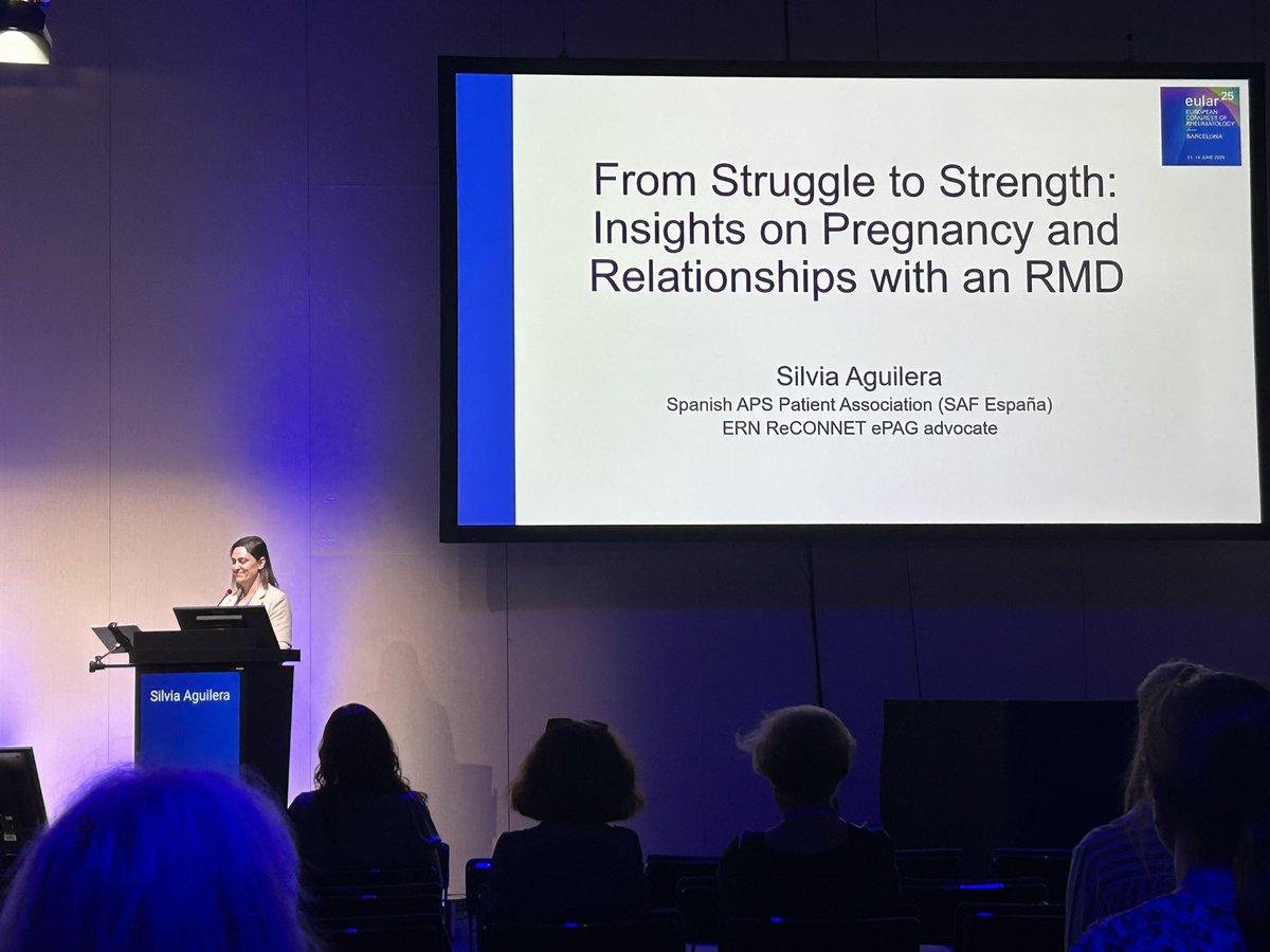 Enrique Esteve Valverde, MD, PhD (@estevedoctor) on Twitter photo Felicidades a la doctora Silvia Aguilera representando a <a href="/afosfolipido/">SAF España</a> y a ERN ReCONNECT por su brillante presentacion en #eular2025 sobre las dificultades y retos que tienen l@s pacientes con enfermedades autoinmunes en búsqueda de embarazo! Bravo! Felicidades a la doctora Silvia Aguilera representando a <a href="/afosfolipido/">SAF España</a> y a ERN ReCONNECT por su brillante presentacion en #eular2025 sobre las dificultades y retos que tienen l@s pacientes con enfermedades autoinmunes en búsqueda de embarazo! Bravo!