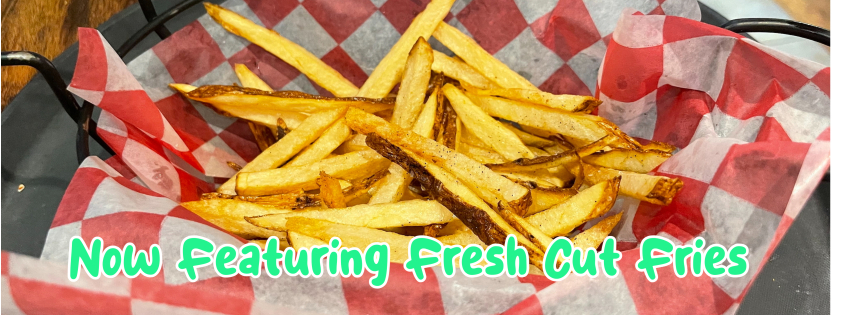 Lynch's Irish Tavern's new Fresh-Cut House Fries are here! 🍟 Crisp, golden, and made daily. Grab some today! #LynchsIrishTavern #FreshCutFries