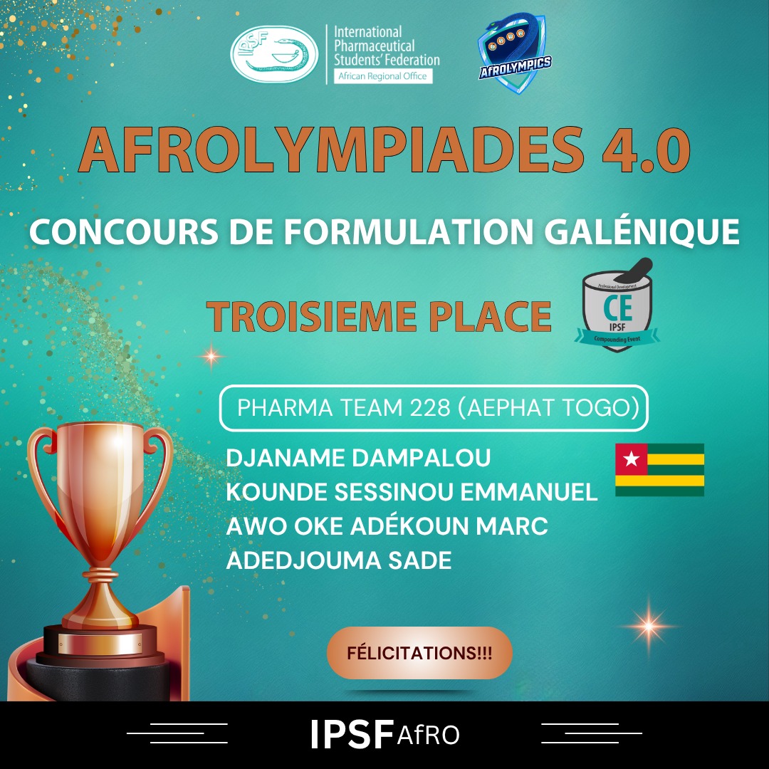 Congratulations to the winners from the Compounding Event(French)🥳💫
We celebrate you!