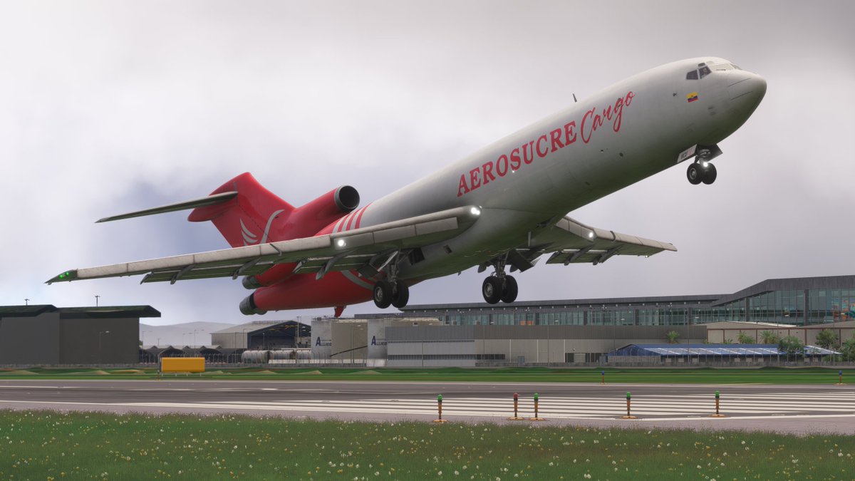 Stream no 2 today! Thanks you to V Pilot Designs for sending me their recently released El Dorado International Airport serving Bogotá along with some of their other airports!

We’re conducting two short sectors in the FSS 727, routing SKCG -SKRG - SKBO