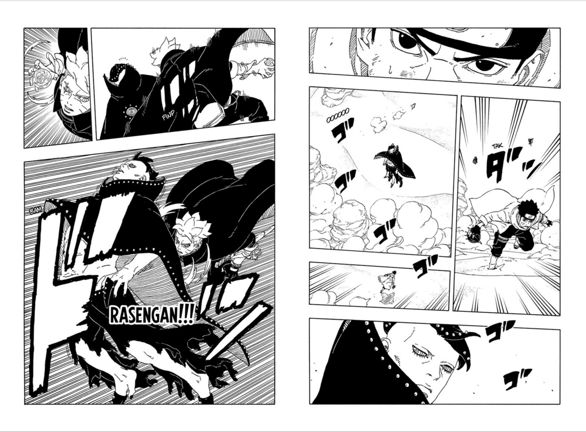AtUmbriel's tweet image. Back from finishing my exams. FINALLY, now who wants to see this being animated?? #twobluevortex #boruto #animation
