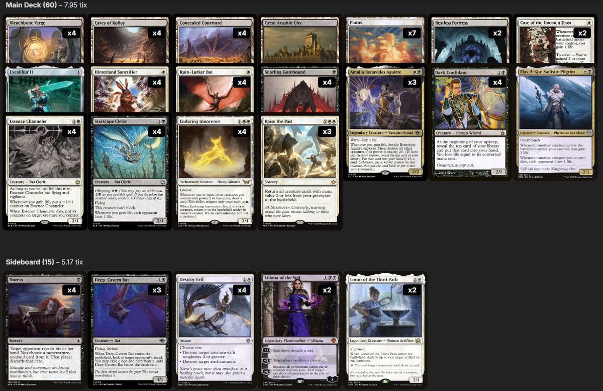 Tiago _Cygnus (@tiago_cygnus) on Twitter photo Lists with Final Fantasy cards (4/x)!
Can Bob make its way into post-Modern MTG? In Standard, the only possible shell imo is in a lifegain deck. Deck is filled with cheap cards and a fair amount of lifegain.
<a href="/fireshoes/">Robert Taylor🔥</a> <a href="/AlphaStrikeTM/">Alpha Strike Team - MTG</a> #CygnusWayfinder #MTGFinalFantasy Lists with Final Fantasy cards (4/x)!
Can Bob make its way into post-Modern MTG? In Standard, the only possible shell imo is in a lifegain deck. Deck is filled with cheap cards and a fair amount of lifegain.
<a href="/fireshoes/">Robert Taylor🔥</a> <a href="/AlphaStrikeTM/">Alpha Strike Team - MTG</a> #CygnusWayfinder #MTGFinalFantasy