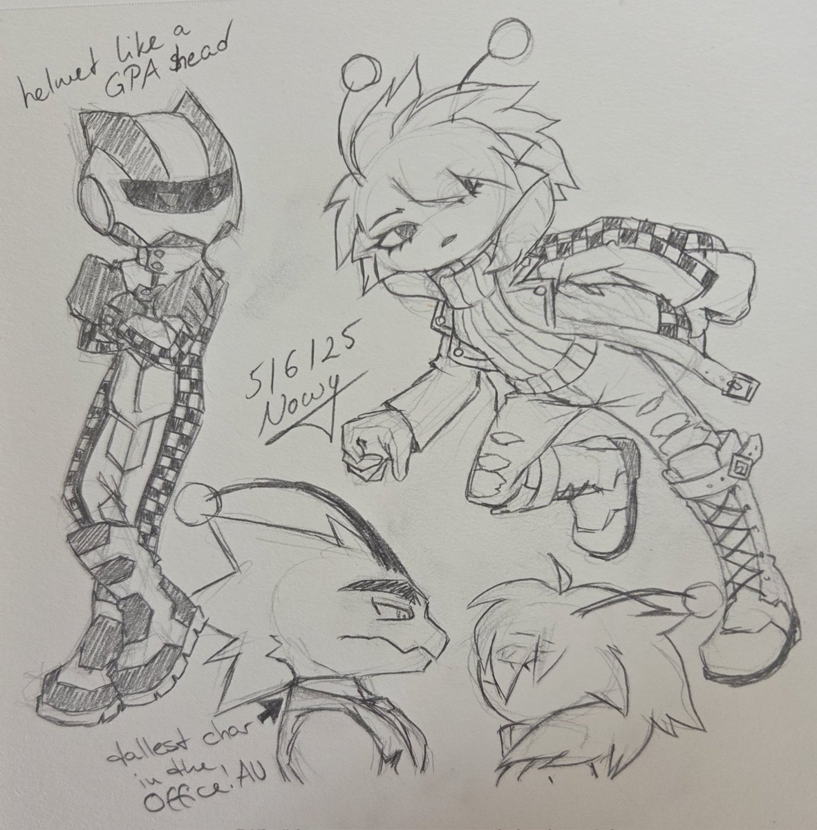 More past doodles featuring yours truly, Choco!
With some feedback I received from a friend I changed her hair style a bit and have a set aesthetic for her outfit and what she does in the AU
Next artwork will be in colour! :&gt;
#sparktheelectricjester #sparktej