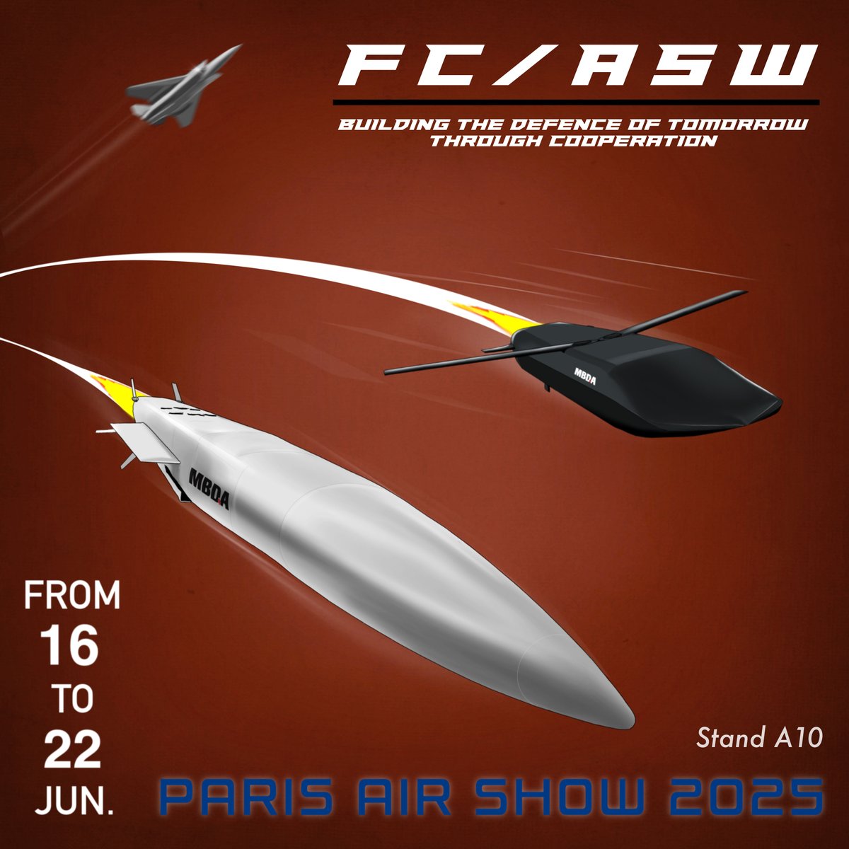 MBDAGroup's tweet image. Three artists, three visions, one ambition: to share our presence at the @salondubourget in a new light.
To close this creative series, discover the unique world of @800Tonnes, who brings our artistic collaboration to a close.
#PAS2025 #ParisAirShow #MBDA