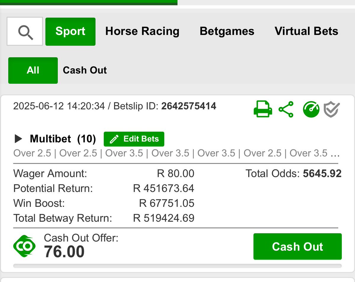 venda_guy2's tweet image. R500k Betway boom 💥💥💥💰

 Code: BW400B9A2