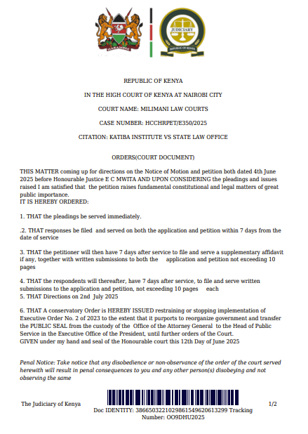 Katiba Institute tweet media