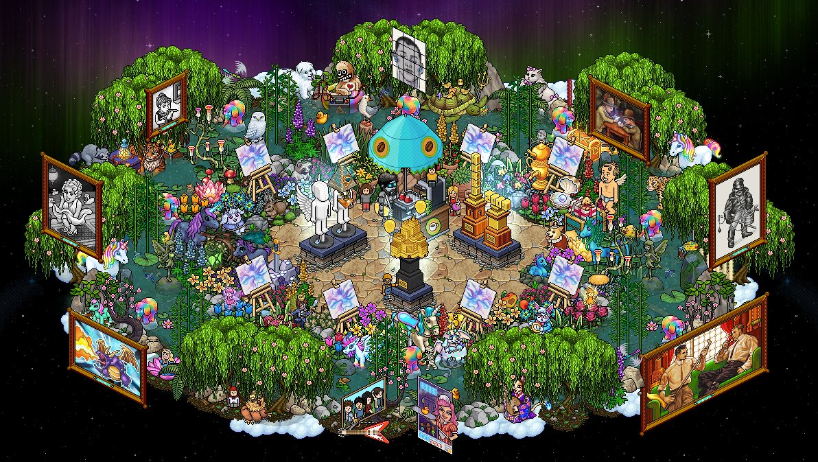 Updated The Elysian Fields 👼🏼
habbo.com/room/79757614

<a href="/Habbo/">Habbo</a> #Habbo #HabboBuilds