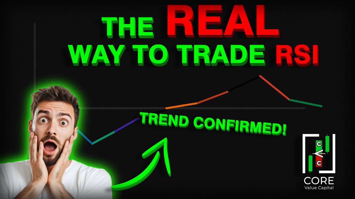 Corevaluecap's tweet photo. Still using traditional RSI ? Time to rethink. https://t.co/2Ivyd4JQ6U via @YouTube

Everyone says “RSI above 70? SELL.” ❌
We don’t play that game. Our Directional RSI shows when trend strength is real… and when it’s not.

💡 RSI 58 = Stay patient
🔥 RSI 80 = Max trend conviction
👇 Watch how it works:
Full breakdown on our YouTube Channel (link in bio)

#RSIhack #forexlife #corevaluecapital #quantitativeedge #tradingsystem #protrading #marketedge #algoedge #tradingstrategy #quantitativefinance #priceaction #StockMarket #trading 
#algorithmictrading #marketmomentum #forextrading #TradingStrategy 
#corevaluecapital #daytrading #chartanalysis