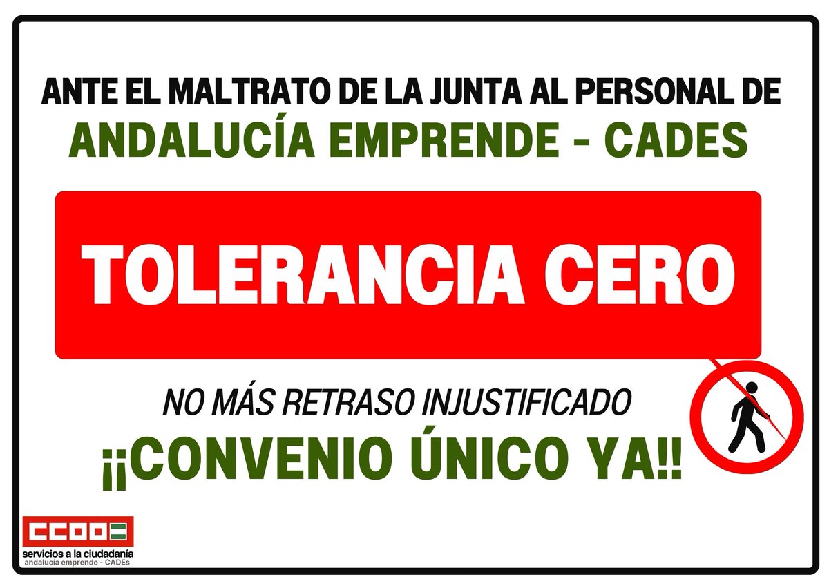 🟥NO MÁS MALTRATO INSTITUCIONAL!!
Cumplid en los presupuestos para 2026 incluyendo el #convenio para <a href="/aemprende/">Andalucía Emprende</a> 
<a href="/AndaluciaJunta/">Junta de Andalucía</a> <a href="/JuanMa_Moreno/">Juanma Moreno</a> <a href="/UniversidadAnd/">Consejería Universidad, Investigación e Innovación</a> <a href="/GoVillamandos/">José Carlos Gómez Villamandos</a> <a href="/EconoHaciendAND/">Consejería de Economía, Hacienda, Fondos UE 🇪🇺</a> <a href="/CarolinaEspanaR/">Carolina España</a> <a href="/InteriorJunta/">Consejería de la Presidencia y Emergencias</a> <a href="/antoniosanz/">Antonio Sanz Cabello</a> 
<a href="/Comunica_FSCA/">FSC CCOO de Andalucía</a> <a href="/FSCdeCCOO/">FSC-CCOO</a>