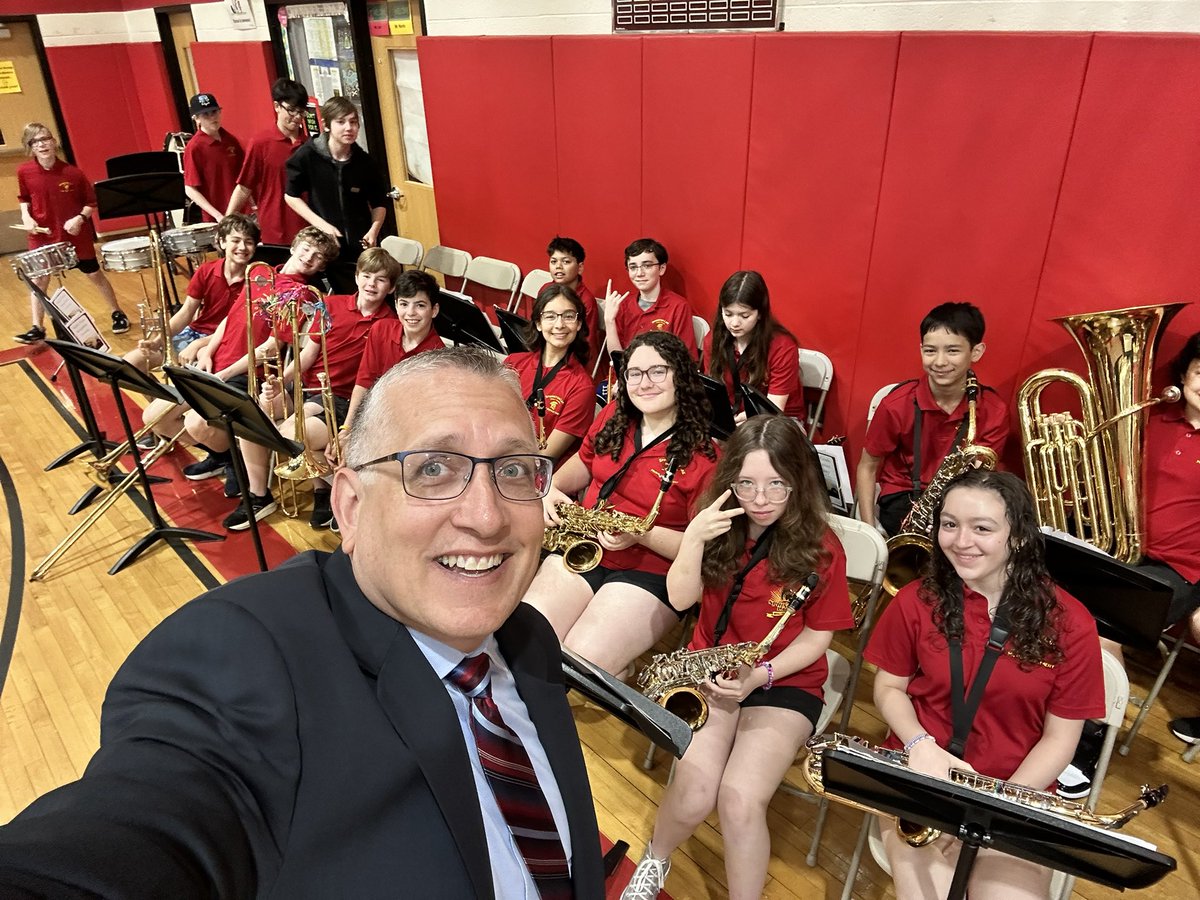 Ready for 8th Grade Recognition!
The band is in the house.