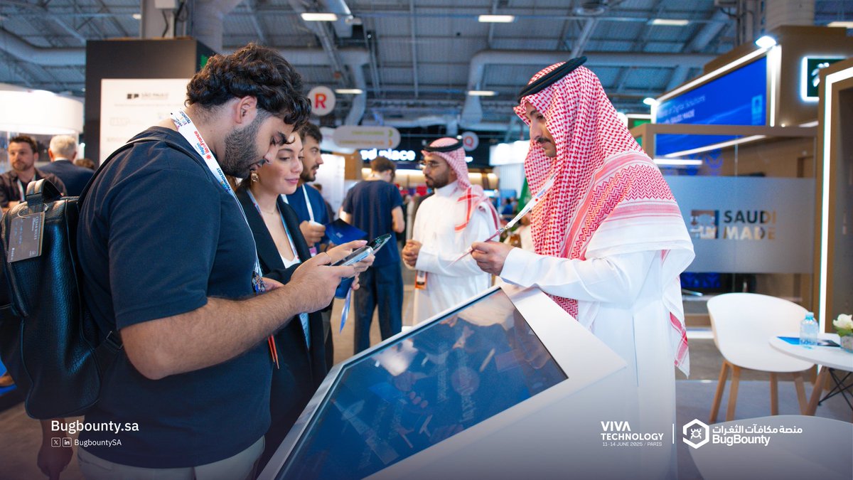 تفاعل واهتمام زوّار مؤتمر "#VivaTech25"
في جناح #منصة_مكافآت_الثغرات ضمن المؤتمر المقام بمدينة باريس في فرنسا.