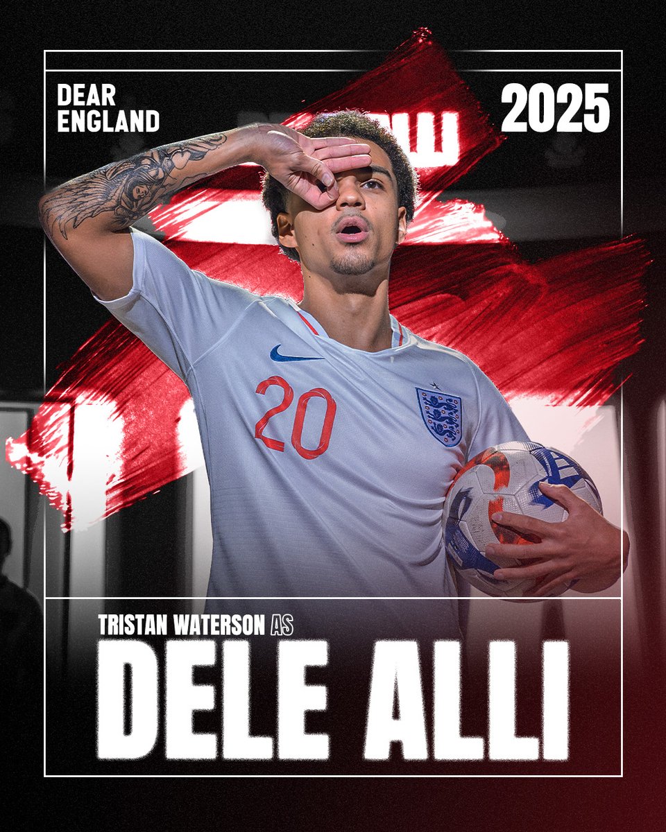 Dele Alli. 
No. 1210 

#DearEnglandOnStage