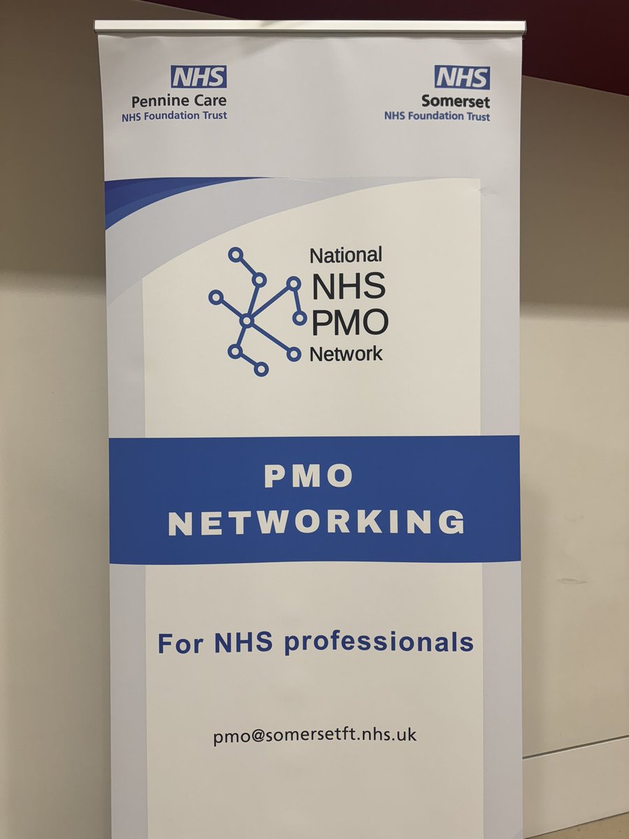 Louise Barker (@louisebarkernhs) on Twitter photo Gathering #NHS #PMO professionals for our national NHS PMO network at the #pmoconf today! Led by Kate and I from <a href="/PennineCareNHS/">Pennine Care NHS FT</a> and <a href="/SomersetFT/">Somerset NHS Foundation Trust</a> - we have over 50 organisations taking part! Are you missing out? DM me with your email address and get on board! Gathering #NHS #PMO professionals for our national NHS PMO network at the #pmoconf today! Led by Kate and I from <a href="/PennineCareNHS/">Pennine Care NHS FT</a> and <a href="/SomersetFT/">Somerset NHS Foundation Trust</a> - we have over 50 organisations taking part! Are you missing out? DM me with your email address and get on board!