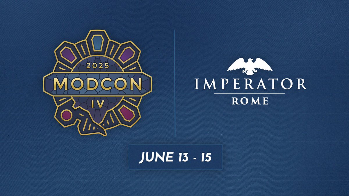 Avē! PDX ModCon returns tonight! 🔧

Join a community-run celebration of 40+ mods for Imperator: Rome, CK3, and Vic3 with 3 days of trailers, interviews, giveaways, and more, all while helping to support the World Monuments Fund.

Learn more below!
🔗 modcon.xyz