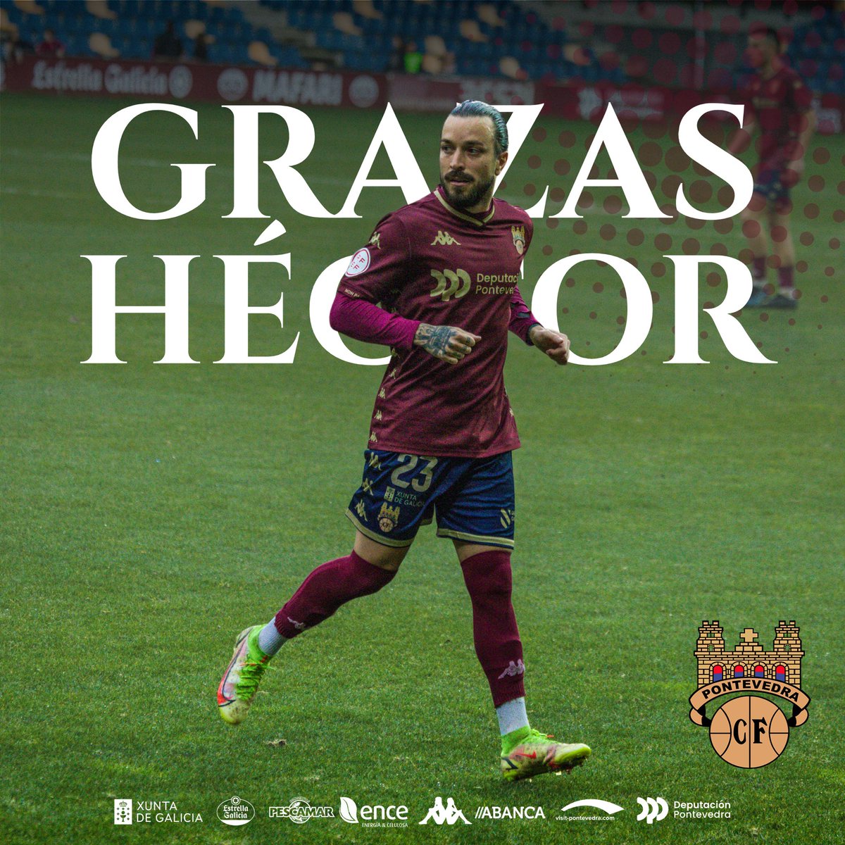 BAIXAS | Mario Gómez e Héctor Hernández rematan contrato e non continuarán no Pontevedra CF

A maior das sortes para ambos nos vosos futuros proxectos 🍀♥️

#𝐆𝐑𝐀𝐍𝐀𝐓𝐄®️