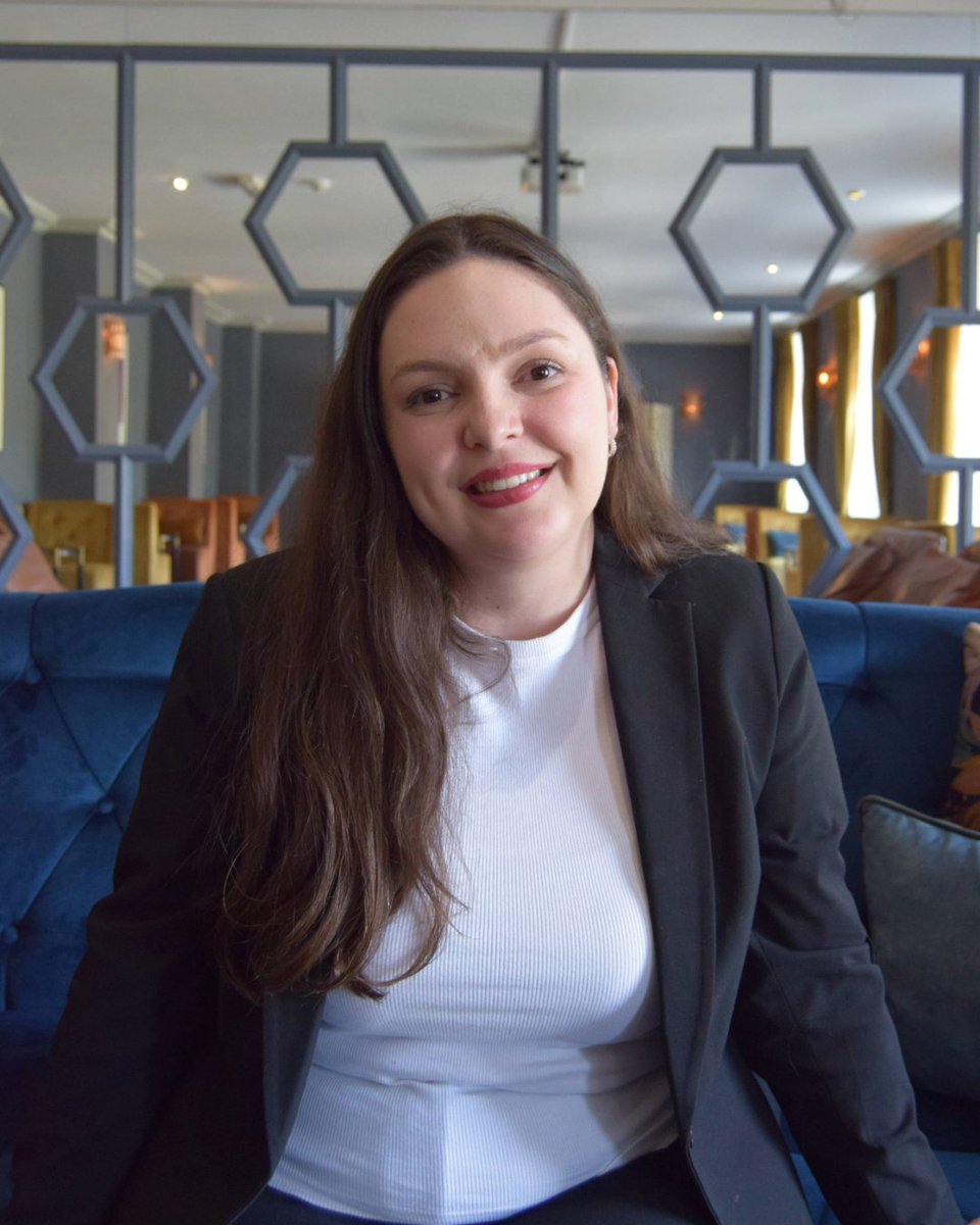 Meet Marcela, the heart of Reservations!

☕️ She starts her day with coffee &amp; a chat, loves comedy like Friends, crime shows, &amp; mystery books.

If she could swap roles for a day, she’d cook with our Head Chef! 🍳

 #AliveWithCharacter #MeetMarcela #SandymountTeam