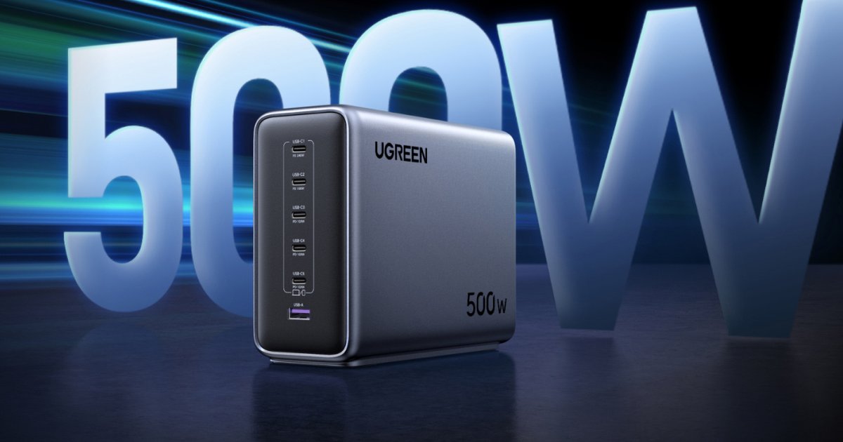 Hitekfr's tweet image. Test UGREEN Nexode 500W : le chargeur le plus puissant au monde #ugreen #chargeur #UGREENNexode | bit.ly/4jJvczh