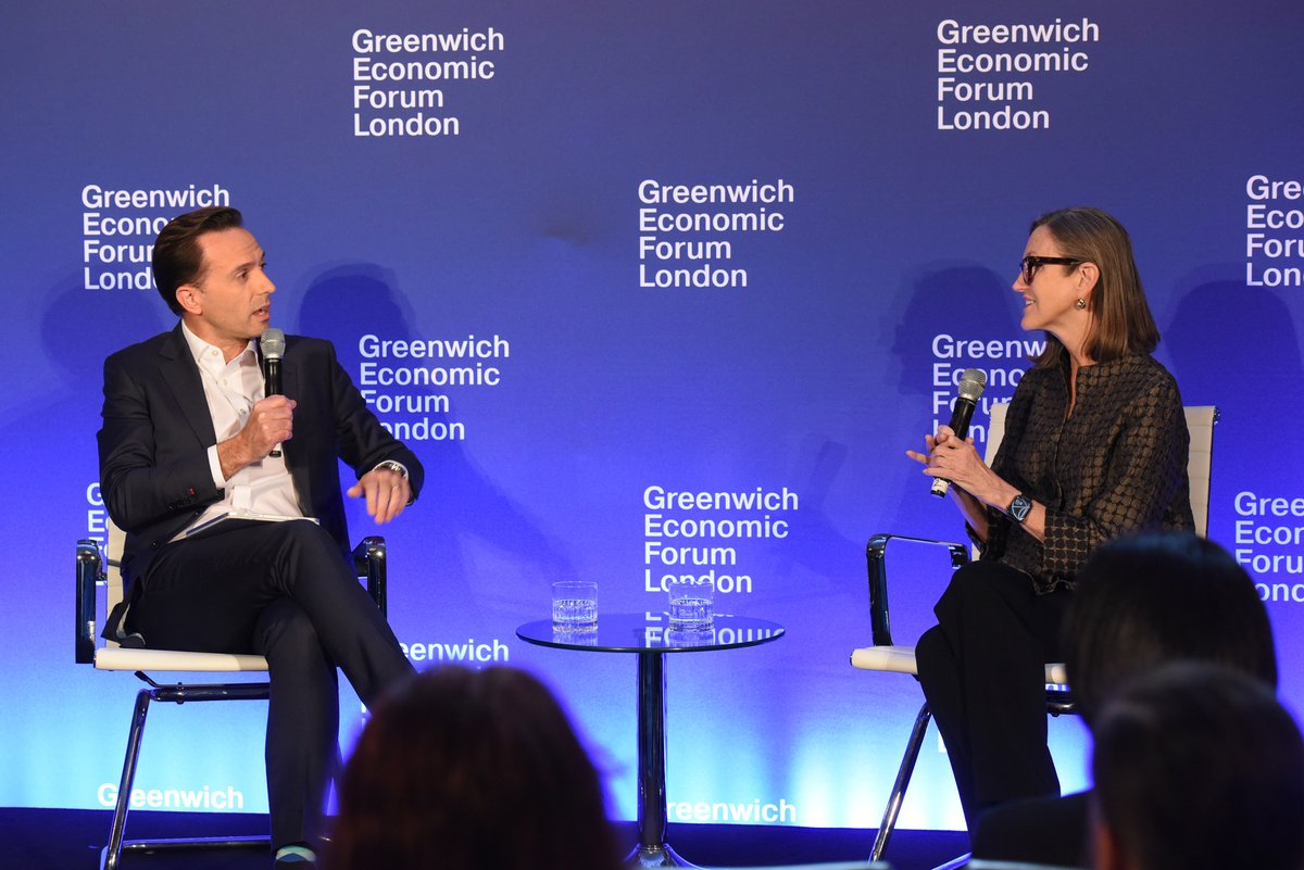Cathie Wood (@cathiedwood) on Twitter photo Had an amazing fireside chat with <a href="/TomMackenzieTV/">Tom Mackenzie</a> at the Greenwich Economic Forum in London, where we explored the future of venture capital and technology. Had an amazing fireside chat with <a href="/TomMackenzieTV/">Tom Mackenzie</a> at the Greenwich Economic Forum in London, where we explored the future of venture capital and technology.