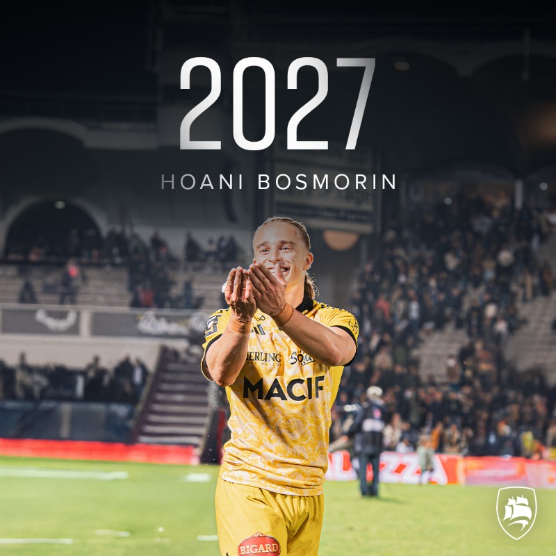 staderochelais's tweet photo. Club de 𝗰𝗼𝗲𝘂𝗿 💛

✨ Formé ici depuis 𝟮𝟬𝟭𝟭, @bosmorin prolonge l'aventure en Jaune et Noir de deux saisons supplémentaires ! 🔐

#Bosmorin2027 | #FievreSR