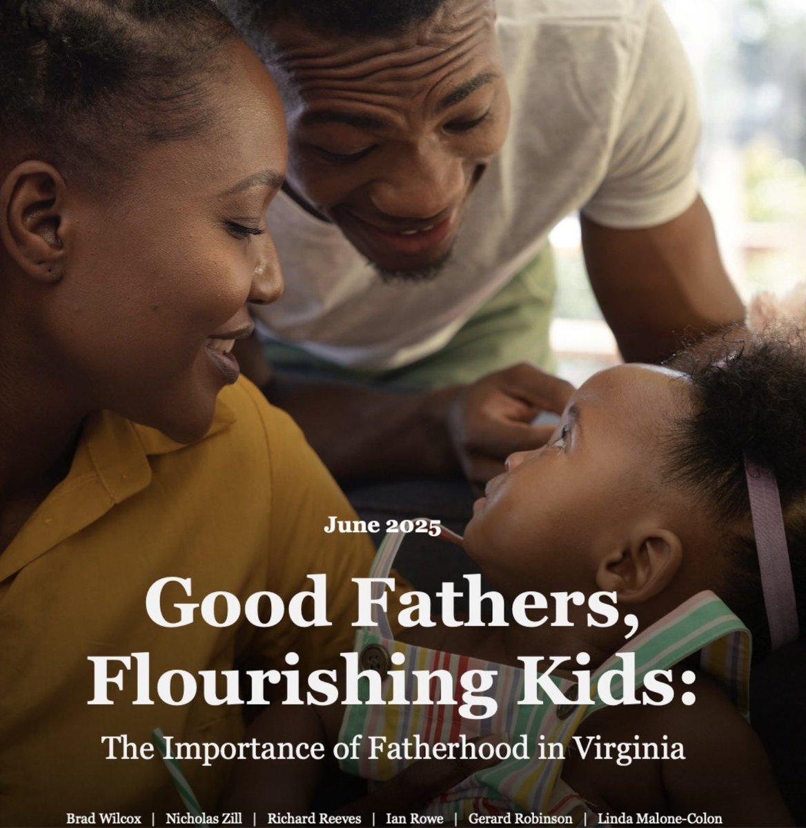 The Institute for Family Studies (@famstudies) on Twitter photo Of Note: Must-read National Marriage Project report out today from <a href="/BradWilcoxIFS/">Brad Wilcox</a> <a href="/IanVRowe/">Ian Rowe</a> <a href="/RichardvReeves/">Richard V. Reeves</a> and more: "Good Fathers, Flourishing Kids"
nationalmarriageproject.org/2025-good-fath… Of Note: Must-read National Marriage Project report out today from <a href="/BradWilcoxIFS/">Brad Wilcox</a> <a href="/IanVRowe/">Ian Rowe</a> <a href="/RichardvReeves/">Richard V. Reeves</a> and more: "Good Fathers, Flourishing Kids"
nationalmarriageproject.org/2025-good-fath…