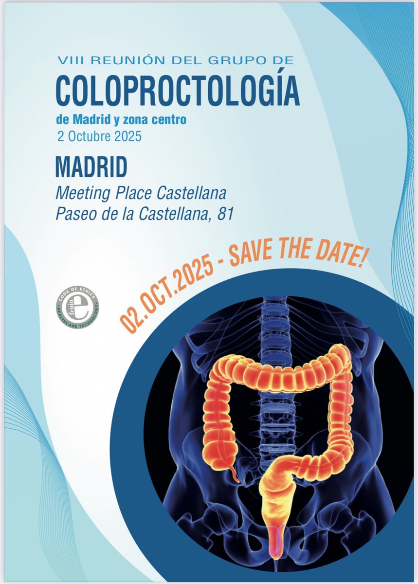 Javier Garcia Septiem (@jgseptiem) on Twitter photo Tenemos fecha para la VIII Reunión de Coloprocto de Madrid y zona centro!! Como cada año solicitaremos aval de <a href="/coloproctoaec/">Coloproctología-AEC</a> <a href="/aecirujanos/">aecirujanos</a> <a href="/AECP_FAECP/">AECP</a> y <a href="/CirujanosMad/">Asociación Madrileña de Cirugía</a> Inscripción, como siempre GRATUITA!! Save the date!! Tenemos fecha para la VIII Reunión de Coloprocto de Madrid y zona centro!! Como cada año solicitaremos aval de <a href="/coloproctoaec/">Coloproctología-AEC</a> <a href="/aecirujanos/">aecirujanos</a> <a href="/AECP_FAECP/">AECP</a> y <a href="/CirujanosMad/">Asociación Madrileña de Cirugía</a> Inscripción, como siempre GRATUITA!! Save the date!!